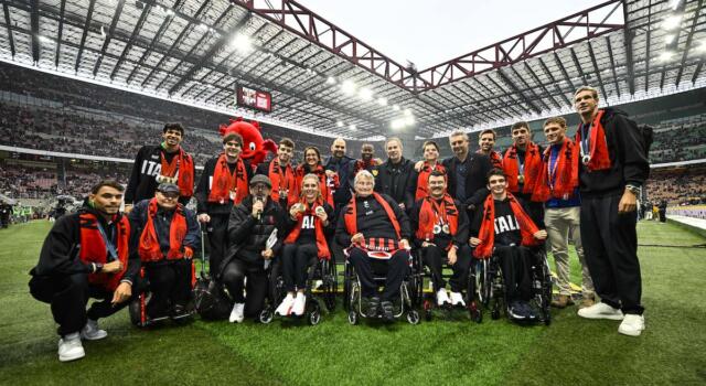 San Siro celebra gli eroi olimpici e paralimpici prima di Milan-Udinese: quante medaglie in campo