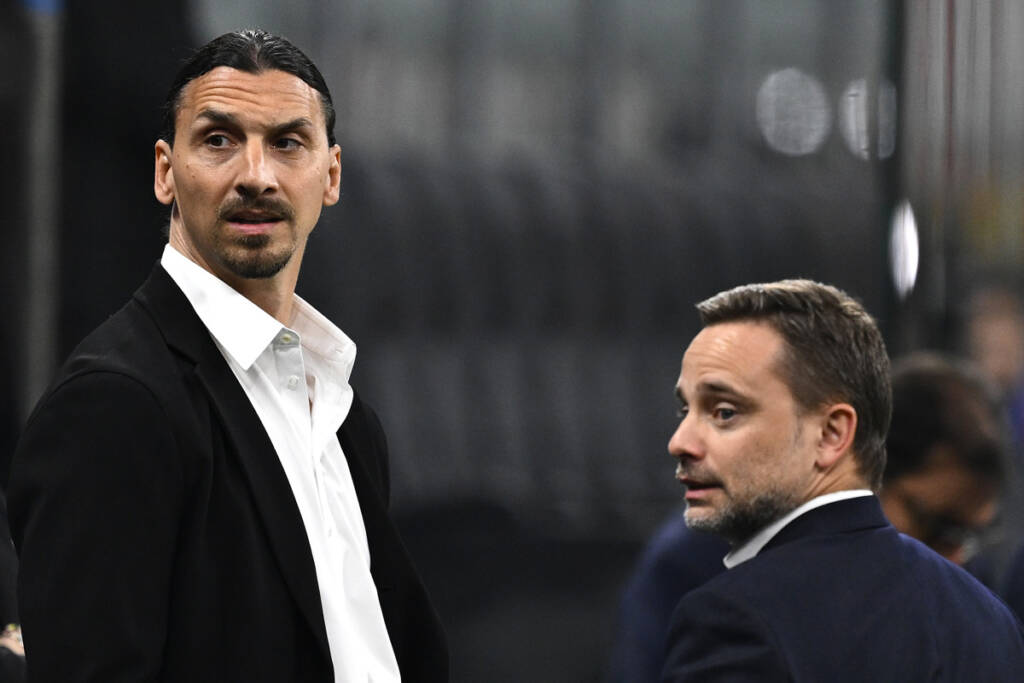 Zlatan Ibrahimovic e Giorgio Furlani